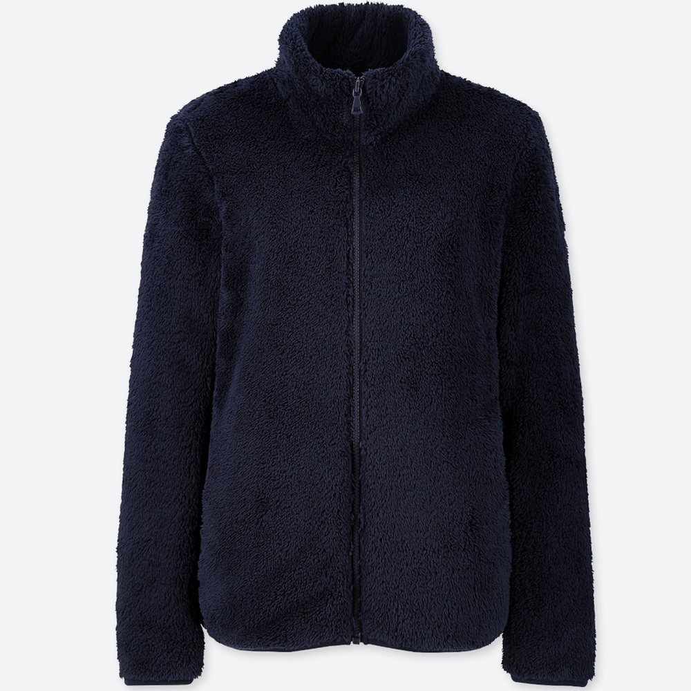 U N I Q L O fleece jacket (NAVY)